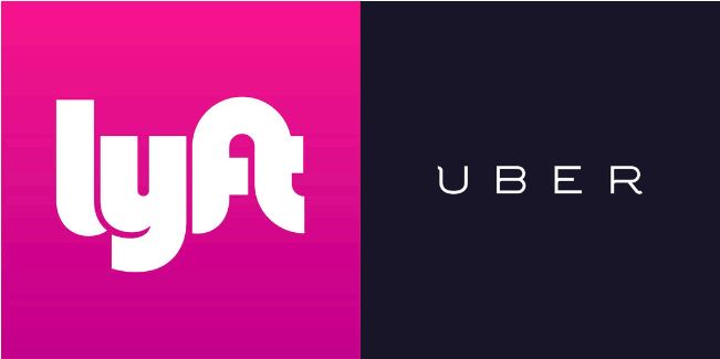 Uber and Lyft Logos